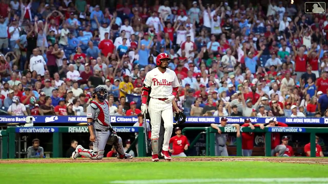 Primer HR de Luis Arráez en Philadelphia