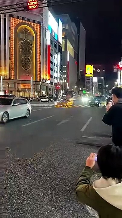 Lamborghini in Japan at Night #car #voiture #supercar #auto #luxuary #racing #millionnaire