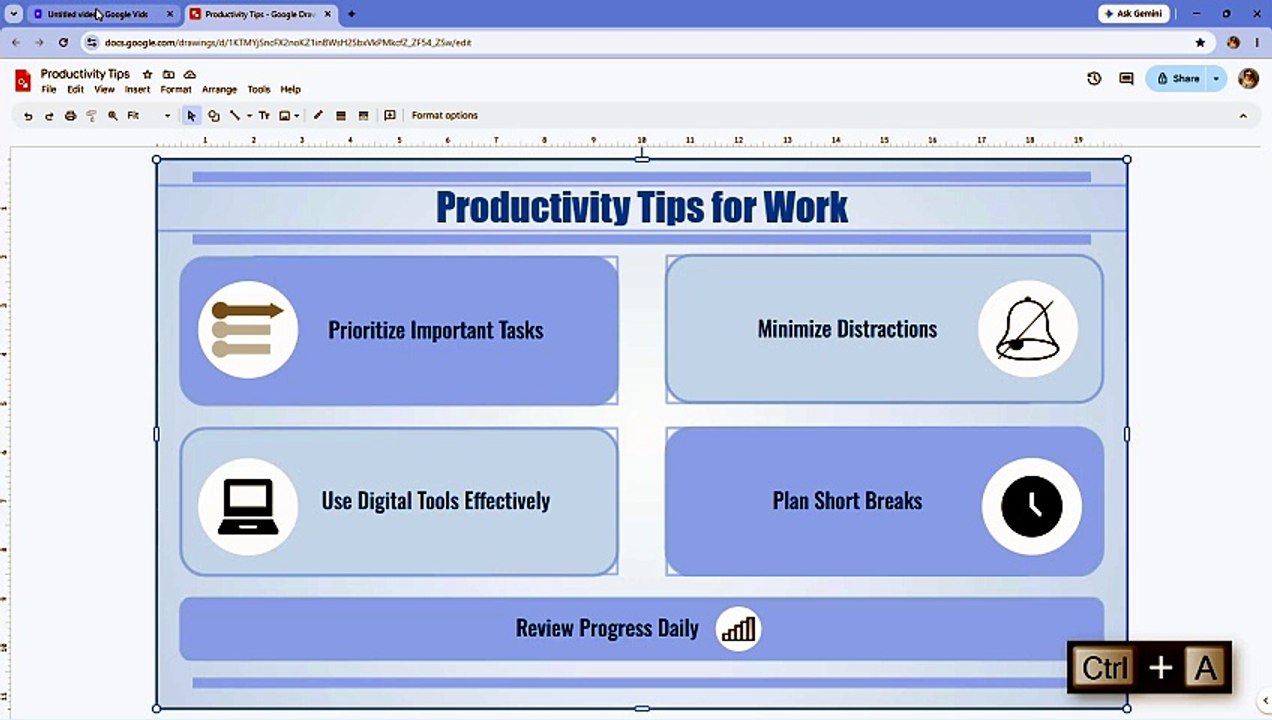 Google Vids 61 Integrating Diagrams from Google Drawings