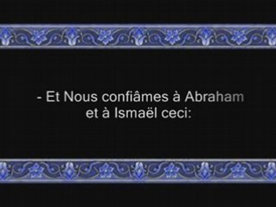 Sourate 2: al baqara (sourate la vache) versets 106 à 141