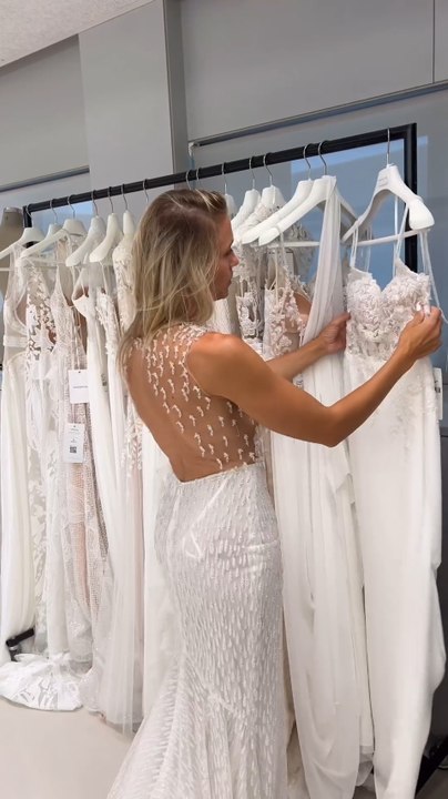 Patricia Montero muestra las pruebas de sus vestidos de novia y revela algunos detalles
