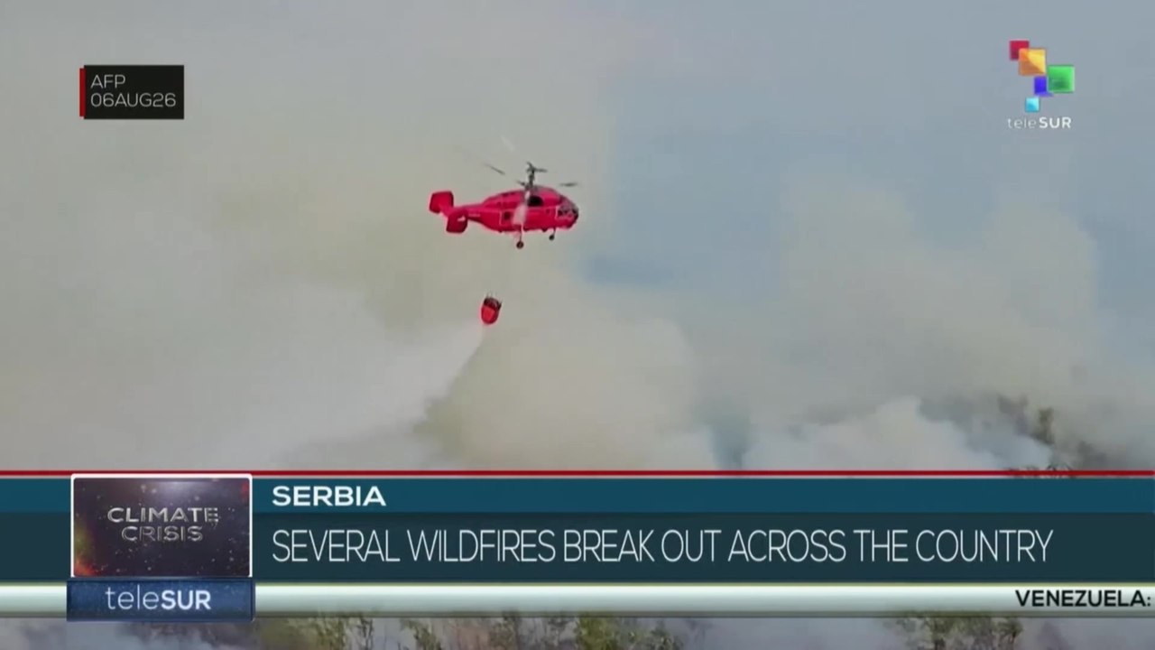 Serbia, several wildfires break out across the country