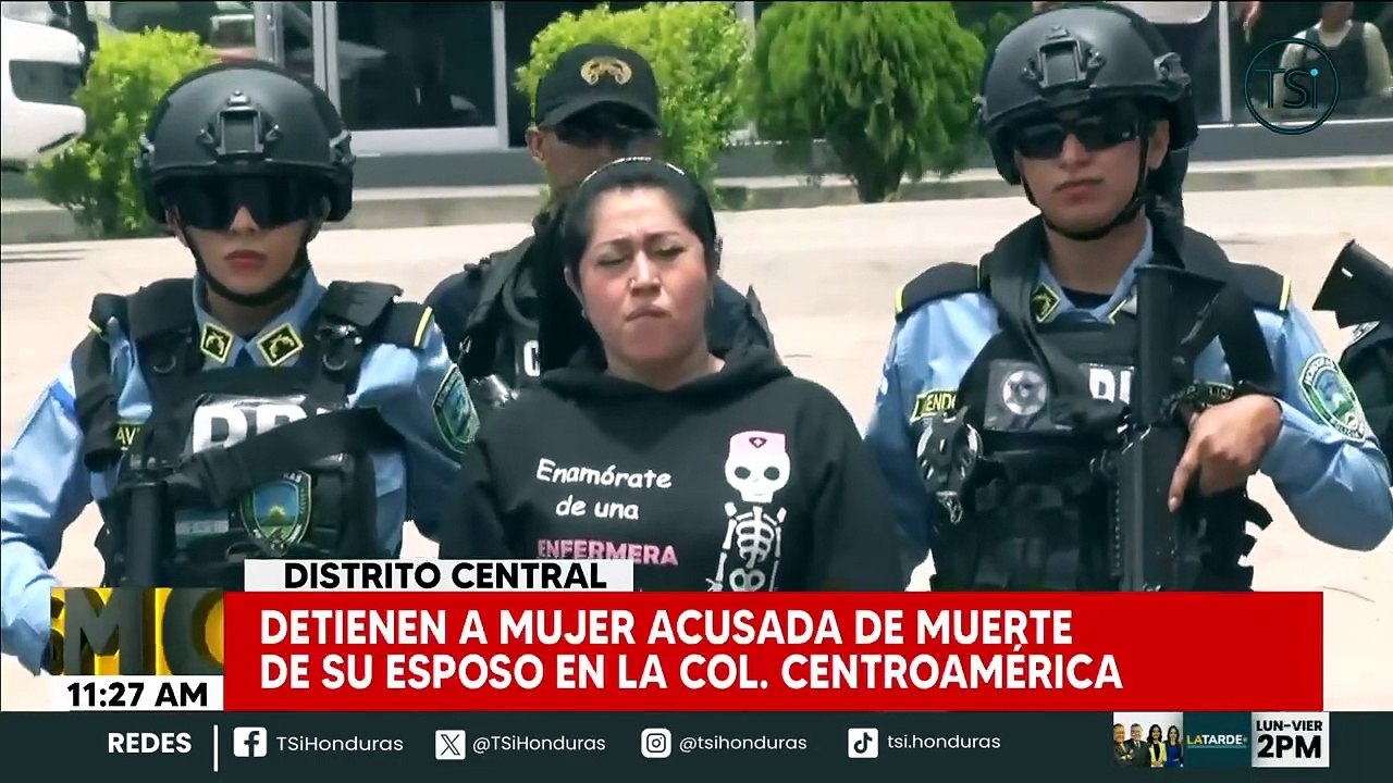 Detienen a mujer por crimen de su esposo en Tegucigalpa