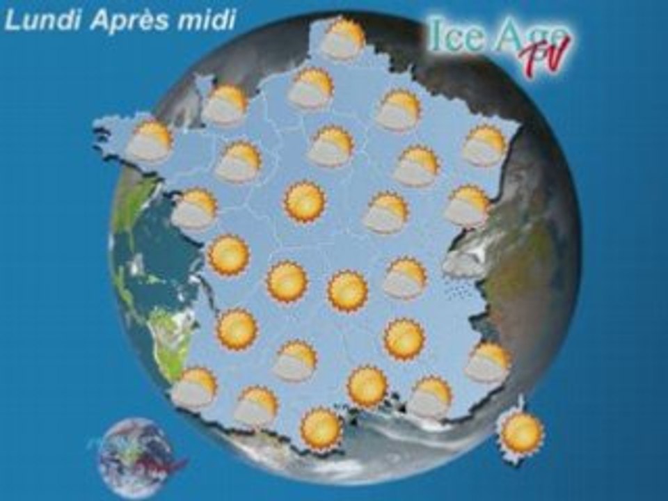 Météo du Lundi 14 juillet 2008