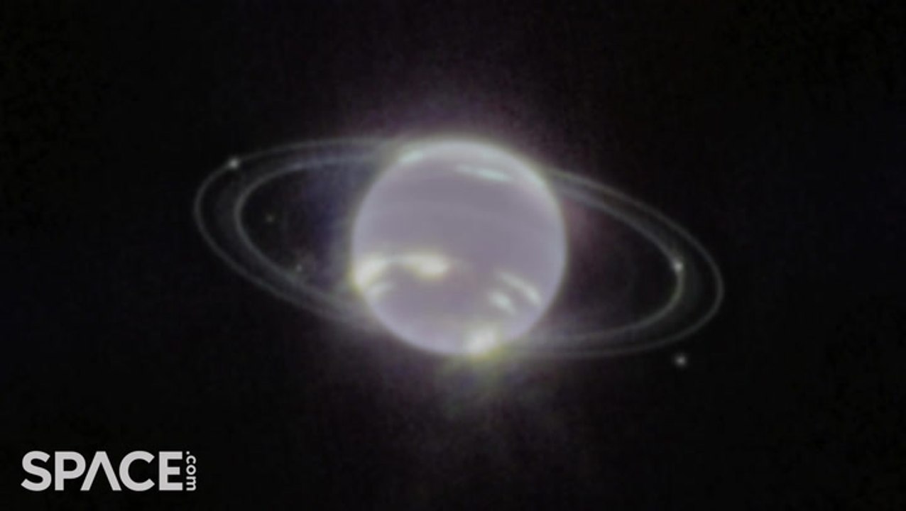 4K View Of Neptune Via James Webb Space Telescope
