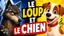 Le Loup et le Chien 🐺🐶 | Comptine éducative, inspirée de La Fontaine | Chanson pour enfants