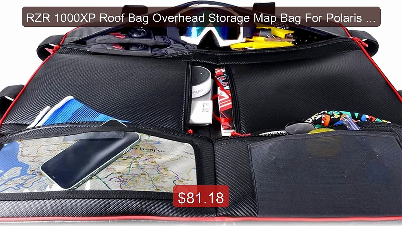 RZR 1000XP Roof Bag Overhead Storage Map Bag For Polaris RZR ... -- Amazing Value 2026 | Must Have!