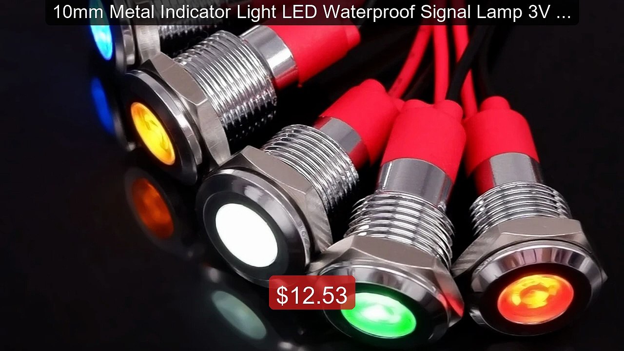 10mm Metal Indicator Light LED Waterproof Signal Lamp 3V 6V... -- Top Pick 2026 | Unbeatable Price!