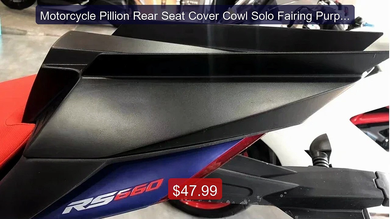 Motorcycle Pillion Rear Seat Cover Cowl Solo Fairing Purple For Ap... -- Best Deal 2026 | Shop Now!