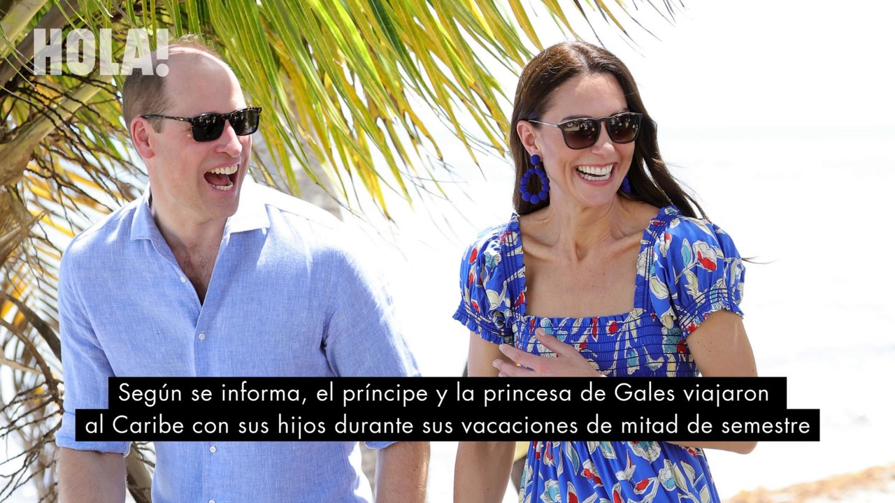 Los Príncipes de Gales buceando en el Caribe