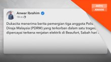 PM zahir dukacita tiga anggota polis maut dalam tragedi renjatan elektrik