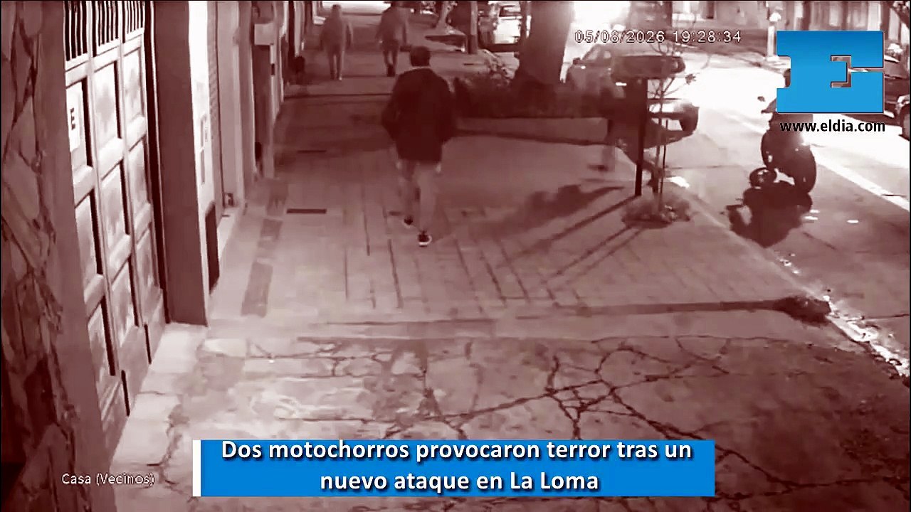 Dos motochorros sembraron terror tras un nuevo ataque en La Loma