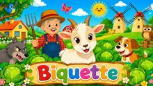 🐐 Biquette 🎵 | Comptines Éducatives Françaises 🌈 | Chansons pour Enfants | Karaoké Amusant 🎶