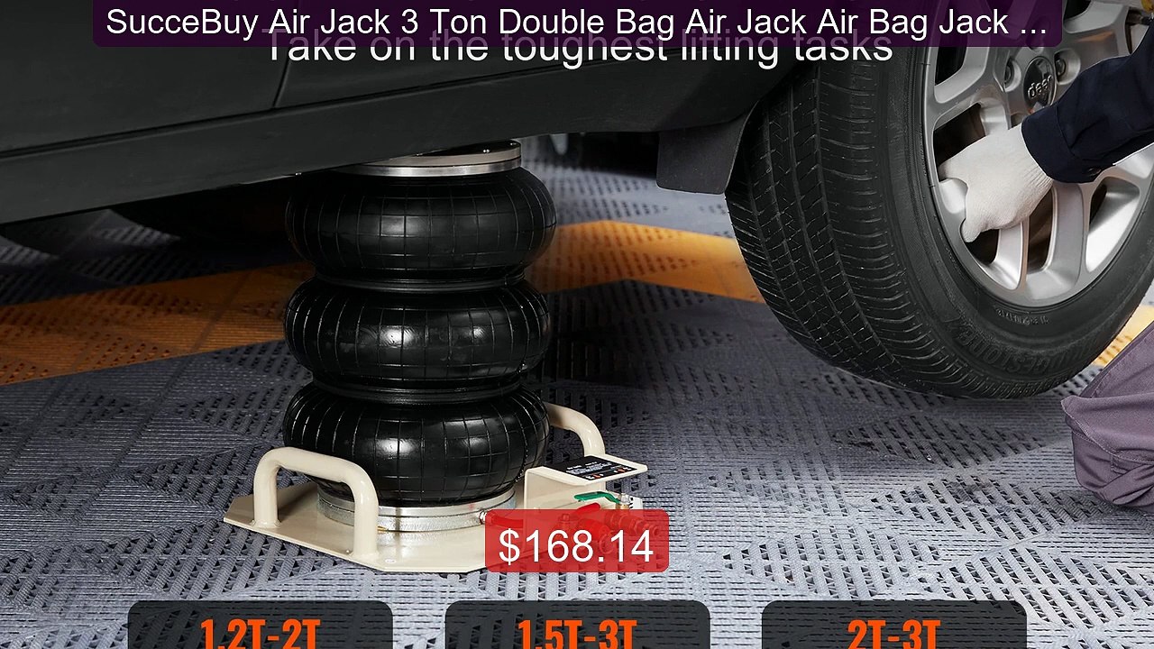SucceBuy Air Jack 3 Ton Double Bag Air Jack Air Bag Jack Lift Up 3-... -- Top Rated 2026 | Buy Now!