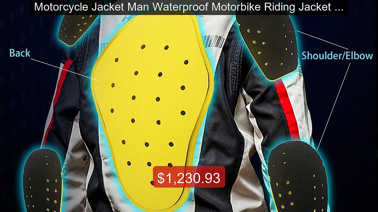 Motorcycle Jacket Man Waterproof Motorbike Ridi...