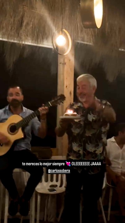 El divertido vídeo de Carlos Sobera bailando a ritmo de 'Cumpleaños Feliz'