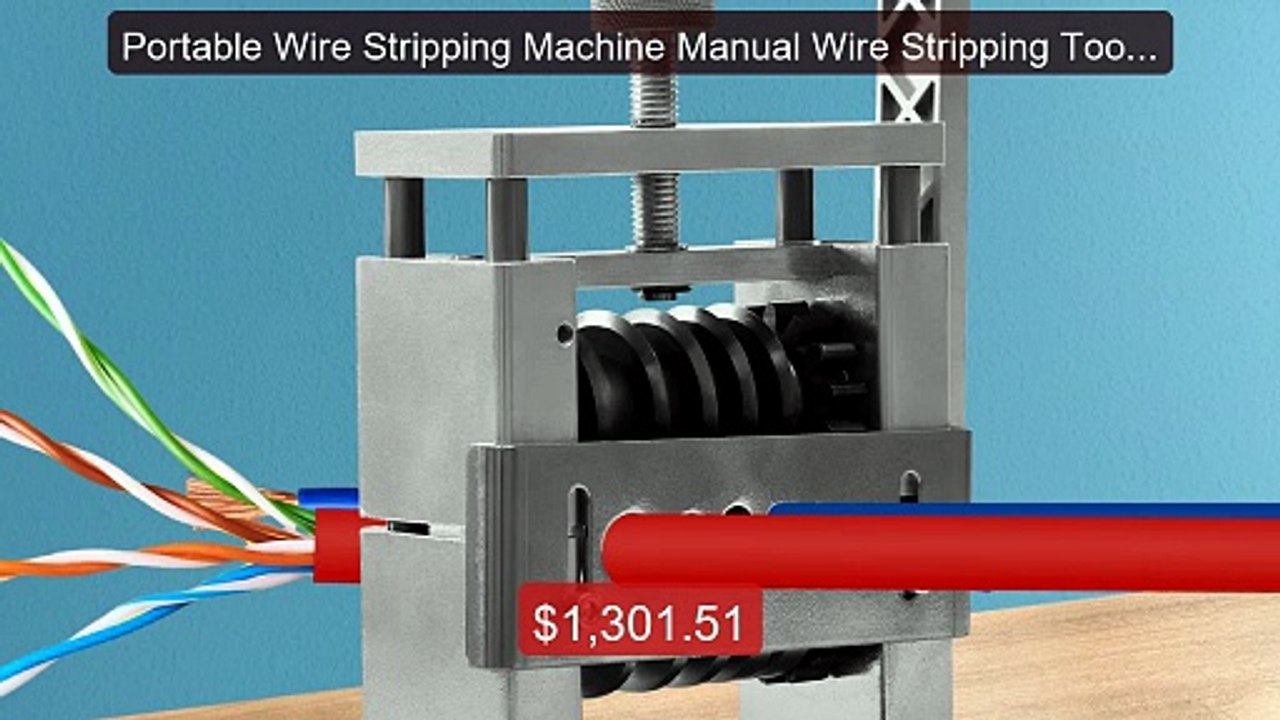 Portable Wire Stripping Machine Manual Wire Stripping Tool W/ 6 Fe... -- Best Deal 2026 | Shop Now!