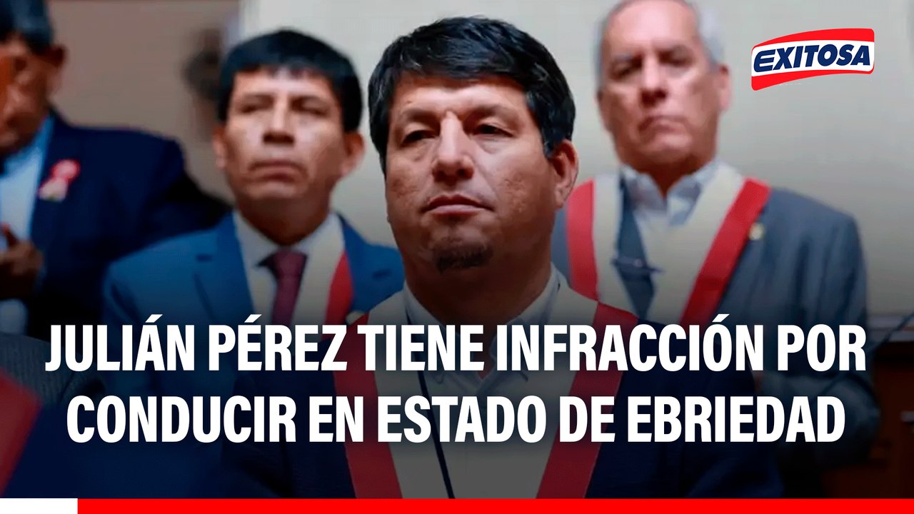 Diputado Julián Pérez tiene infracción por conducir en estado de ebriedad y causar un accidente
