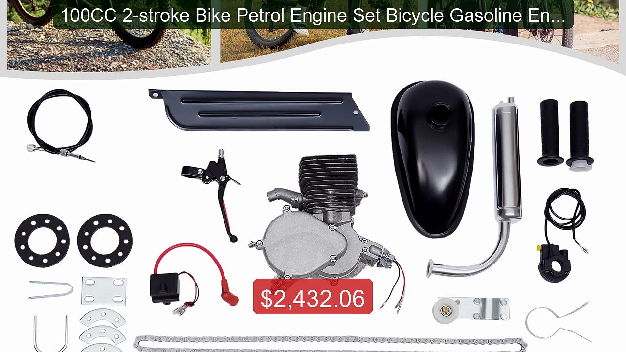 100CC 2-stroke Bike Petrol Engine Set Bicycle G...
