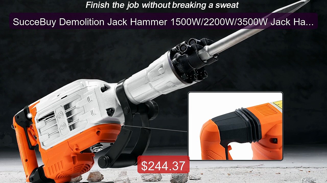 SucceBuy Demolition Jack Hammer 1500W/2200W/3500W Jack Hamm... -- Top Pick 2026 | Unbeatable Price!