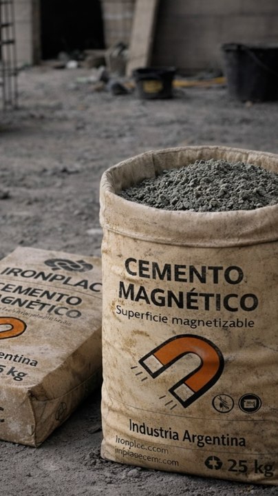 Adiós a los agujeros en la pared: así es el cemento magnético que podría cambiar la construcción para siempre