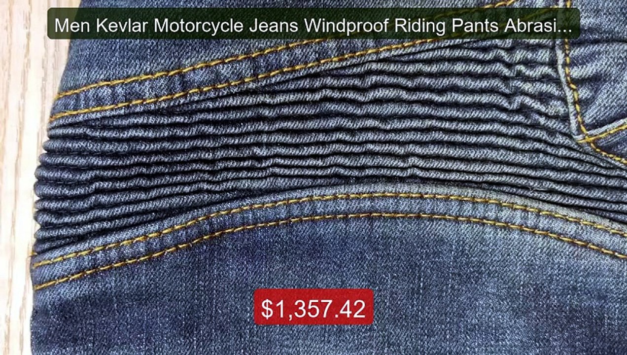 Men Kevlar Motorcycle Jeans Windproof Riding Pants Abrasion Resist... -- Best Deal 2026 | Shop Now!