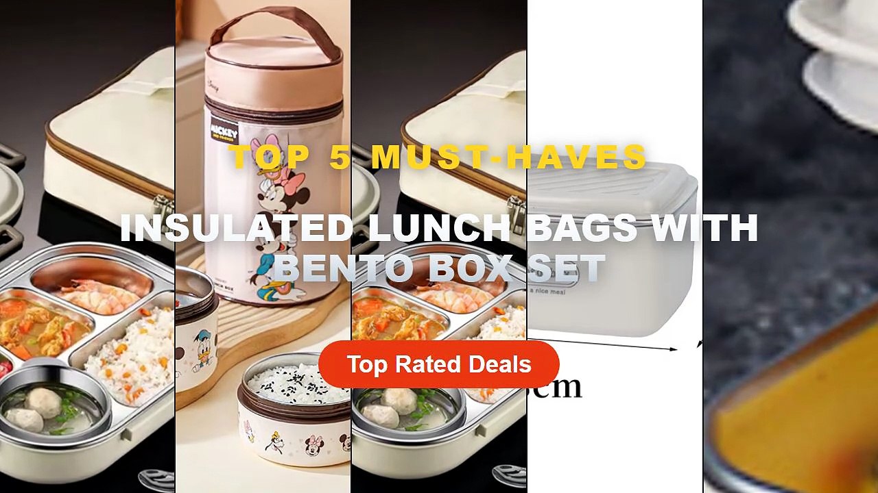 Don't Buy Insulated Lunch Bags With Bento Box S...