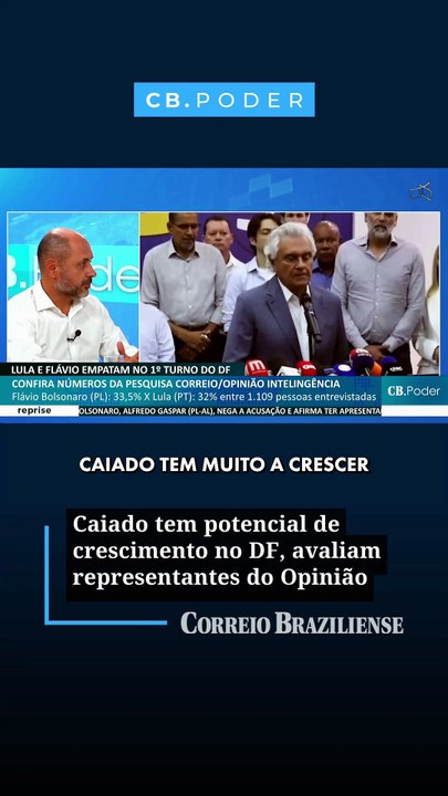 Caiado tem potencial de crescimento no DF, avaliam representantes do Opinião