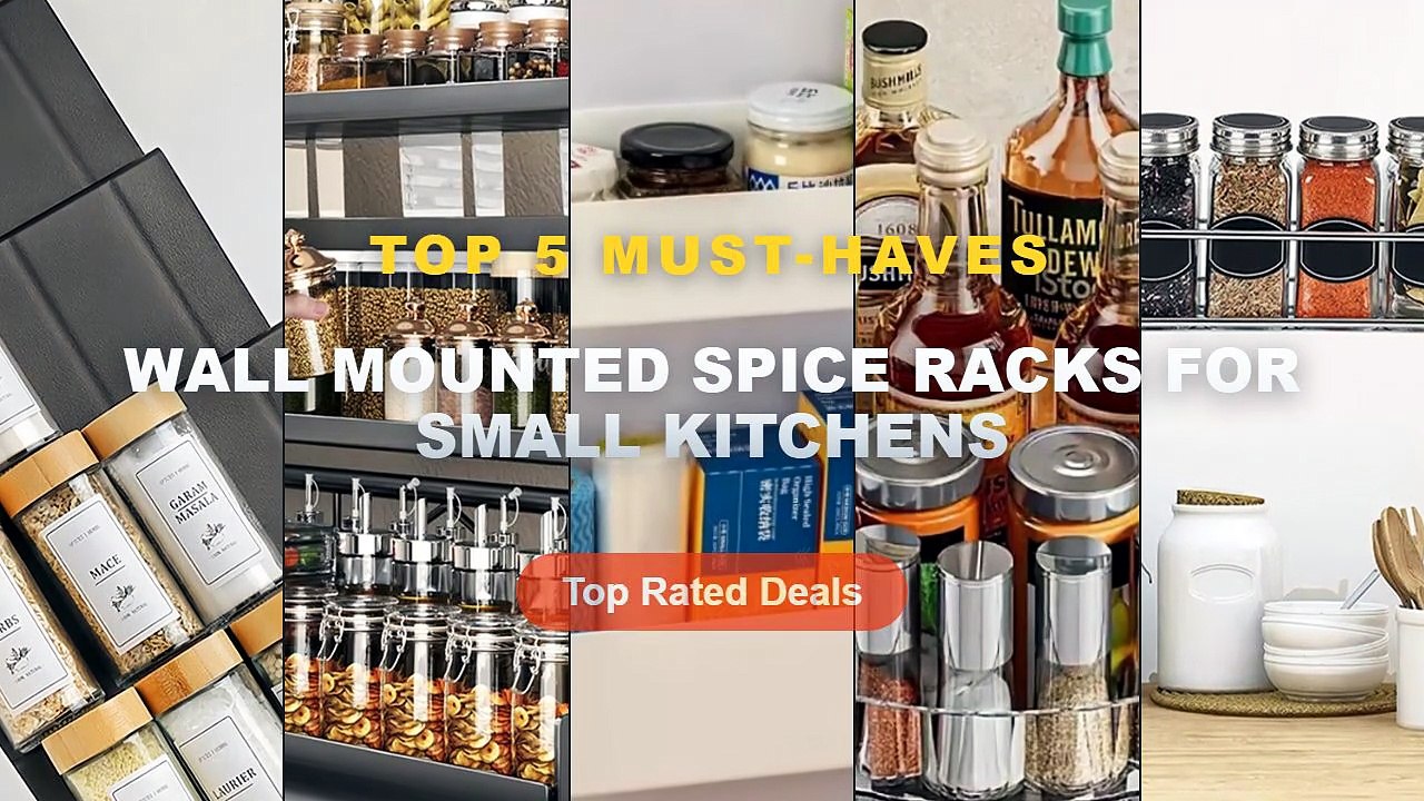 Top 5 Best Wall Mounted Spice Racks For Small K...