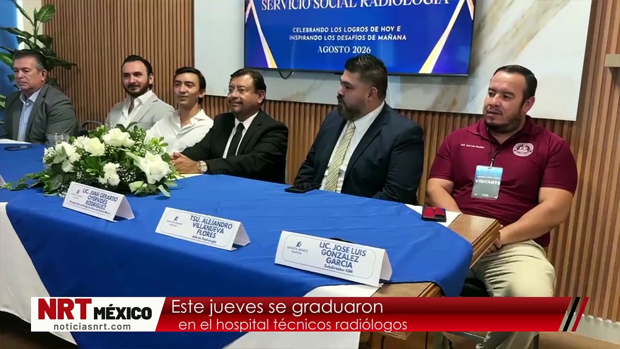 Este jueves se graduaron en el hospital técnicos radiólogos