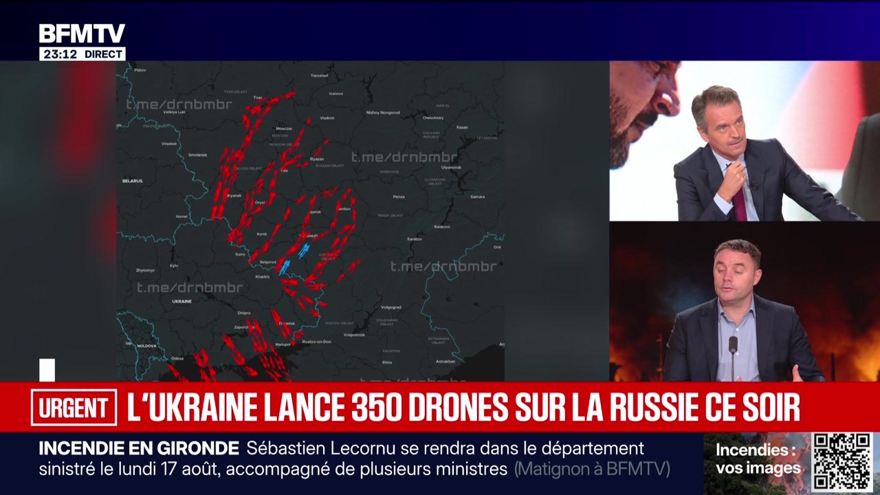 Ukraine/Russie : des vagues de drones chaque nuit - 06/08