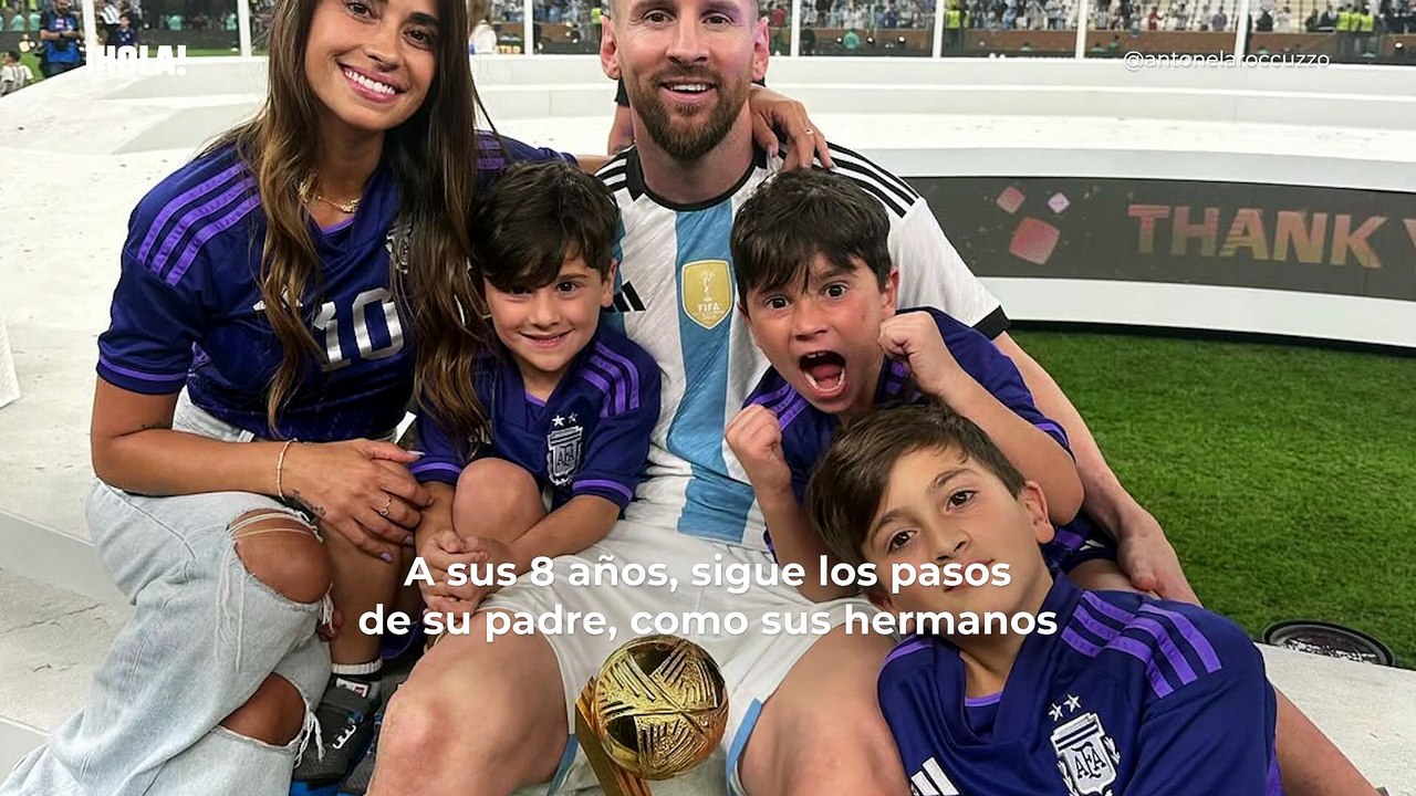 Escucha la primera y adorable entrevista de Ciro, el hijo menor de Leo Messi y Antonela Roccuzzo