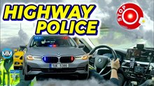 Police Chase! A Day Riding with the Highway Patrol in a BMW 540i