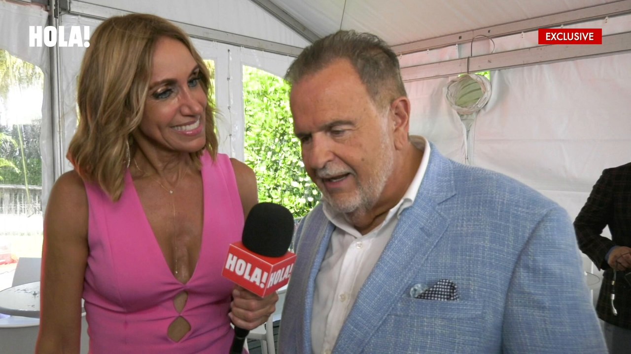 Raúl de Molina y Lili Estefan en entrevista par...
