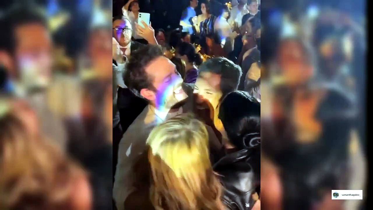 Anahí, Christopher Uckermann y Christian Chávez, una mini reunión de RBD en la boda de Maite Perroni