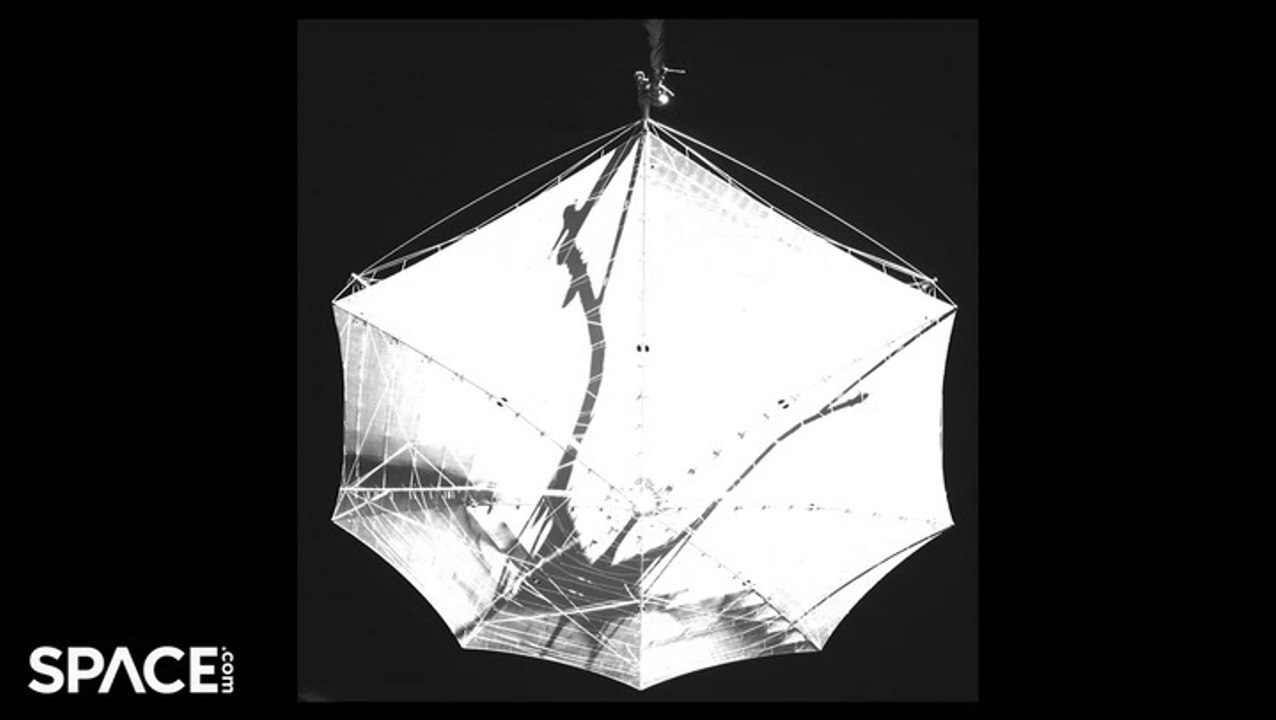 ESA’s Biomass ‘Umbrella’ Unfurls In View From Space