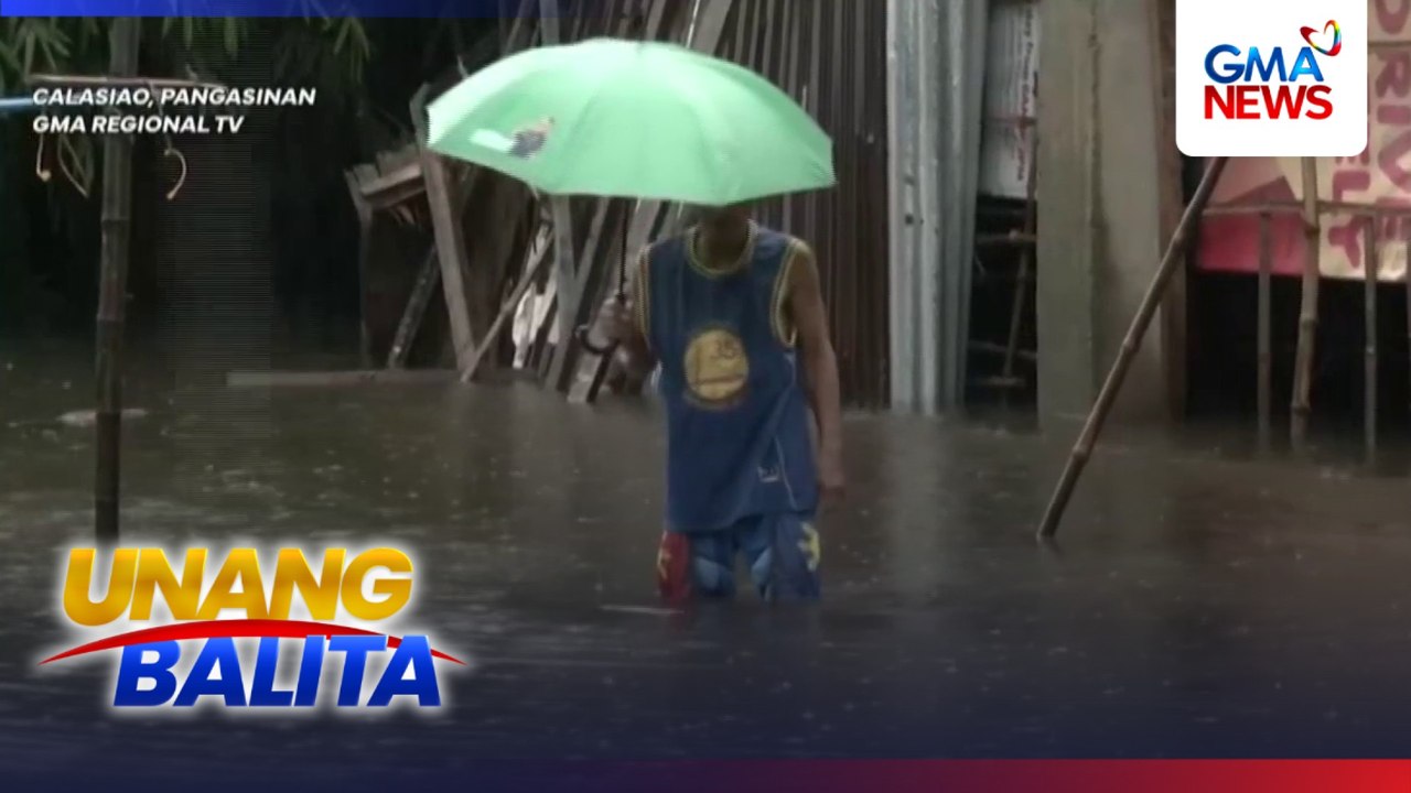 Mahigit 6,500 na pamilya sa 40 barangay sa Pangasinan, apektado ng baha | Unang Balita