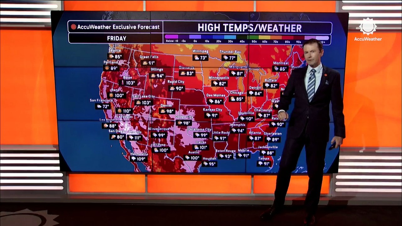 Storms fire up across much of the central US