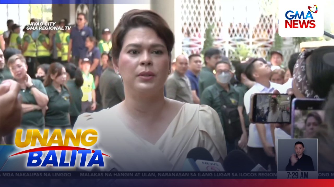 VPSD sa kaniyang impeachment trial - Klarong may nangyayaring "bending the law" | Unang Balita