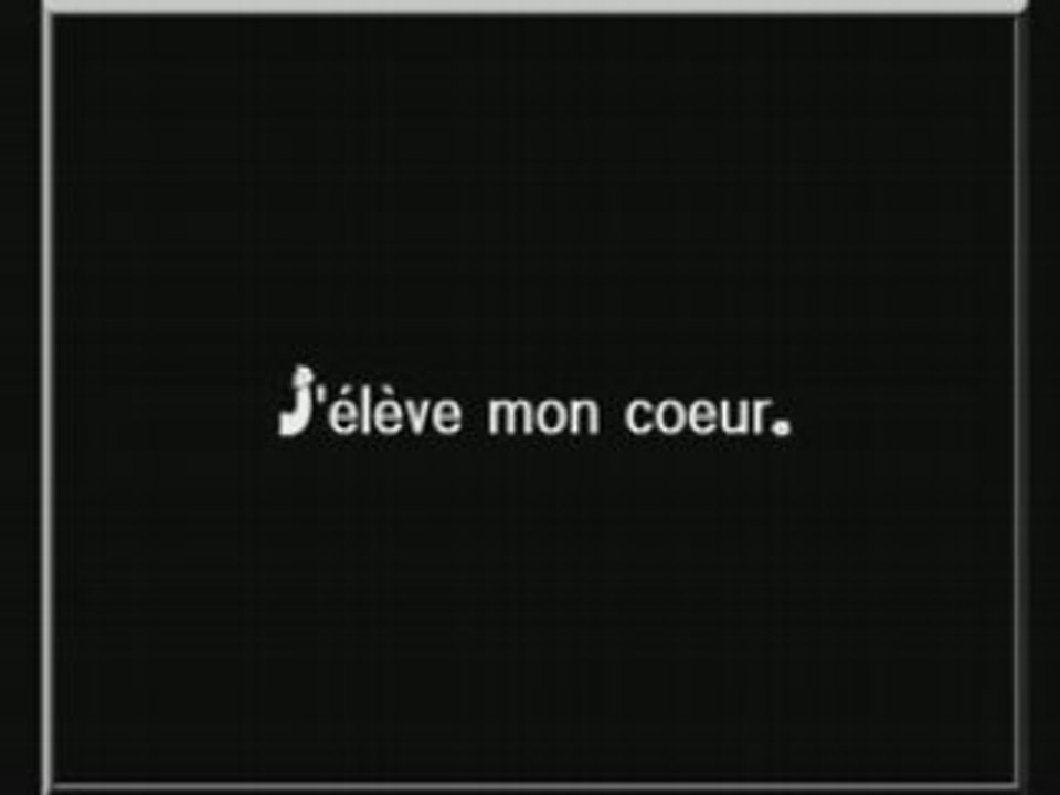 J'élève mon coeur