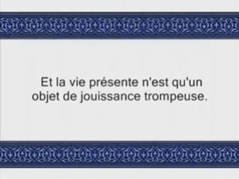 Sourate 3: Al Imran (La Famille d'Imran) versets 171 - fin