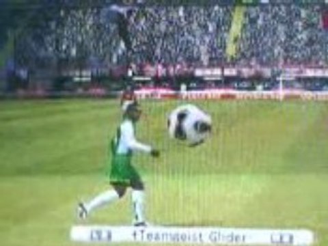 Kaka Milan AC Sisceaux retournée PES 2008