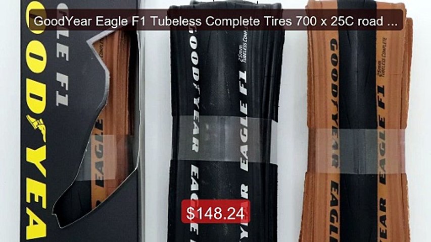 GoodYear Eagle F1 Tubeless Complete Tires 700 x 25C road tubel