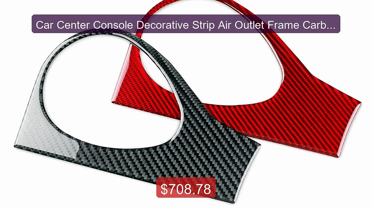 Car Center Console Decorative Strip Air Outlet Frame Carbon Fi... -- Hot Deal 2026 | Limited Offer!