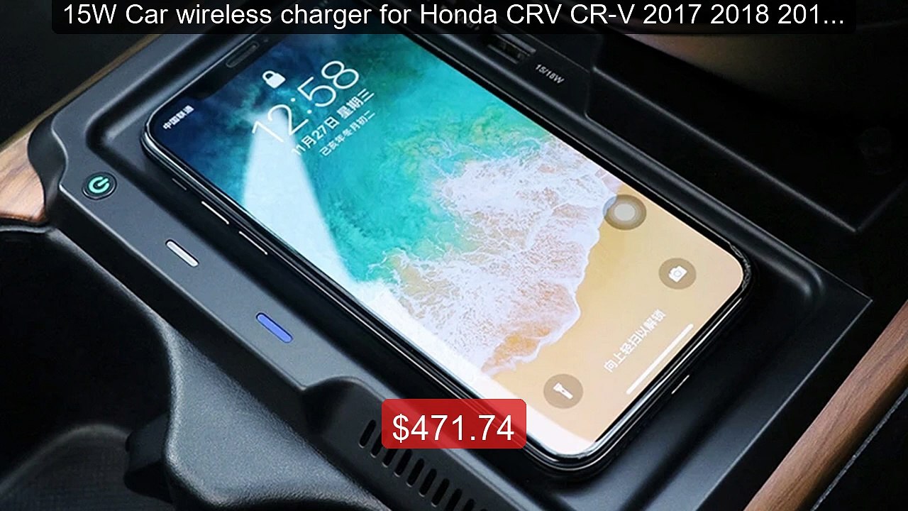 15W Car wireless charger for Honda CRV CR-V 2017 2018 2019 2020 fa... -- Best Deal 2026 | Shop Now!