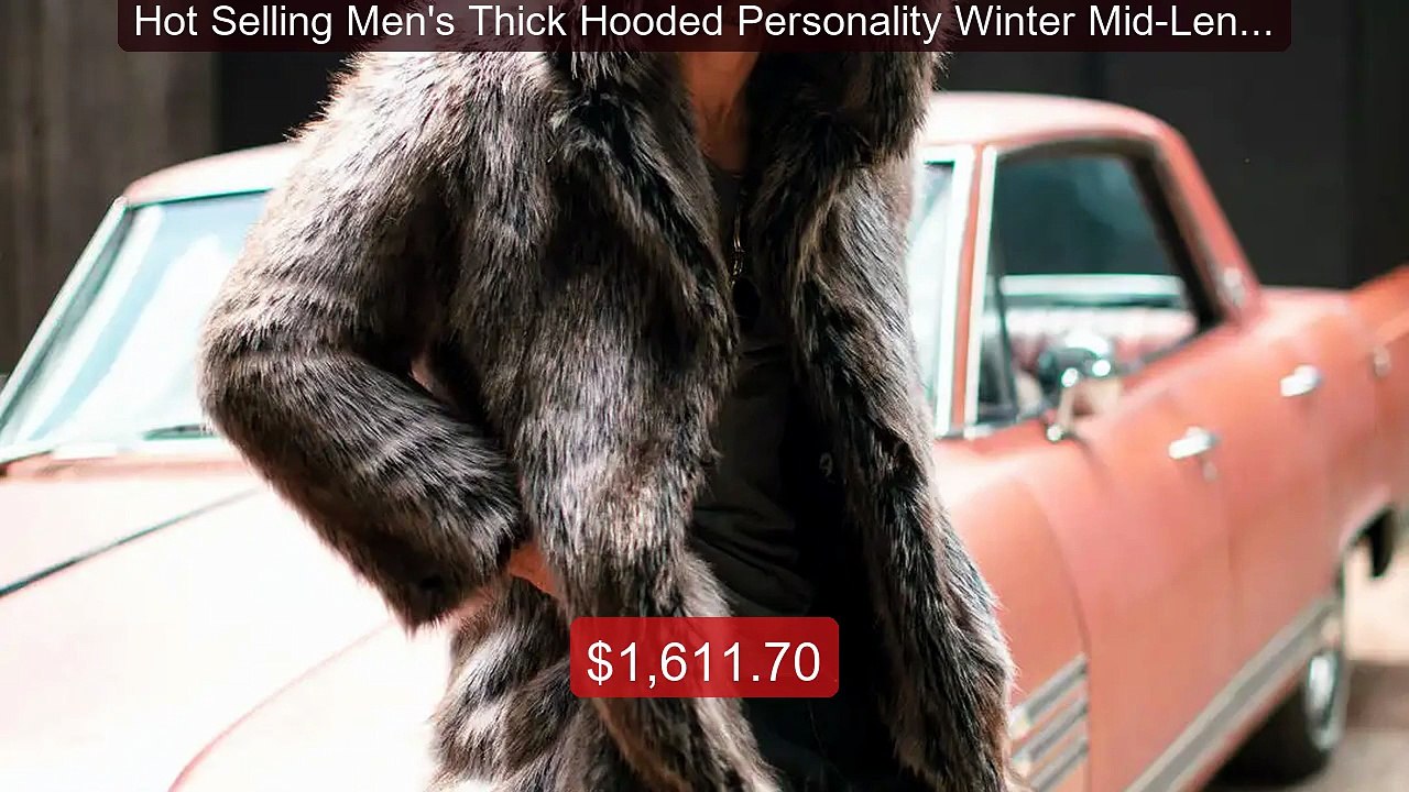 Hot Selling Men's Thick Hooded Personality Winter Mid-Lengt... -- Top Pick 2026 | Unbeatable Price!