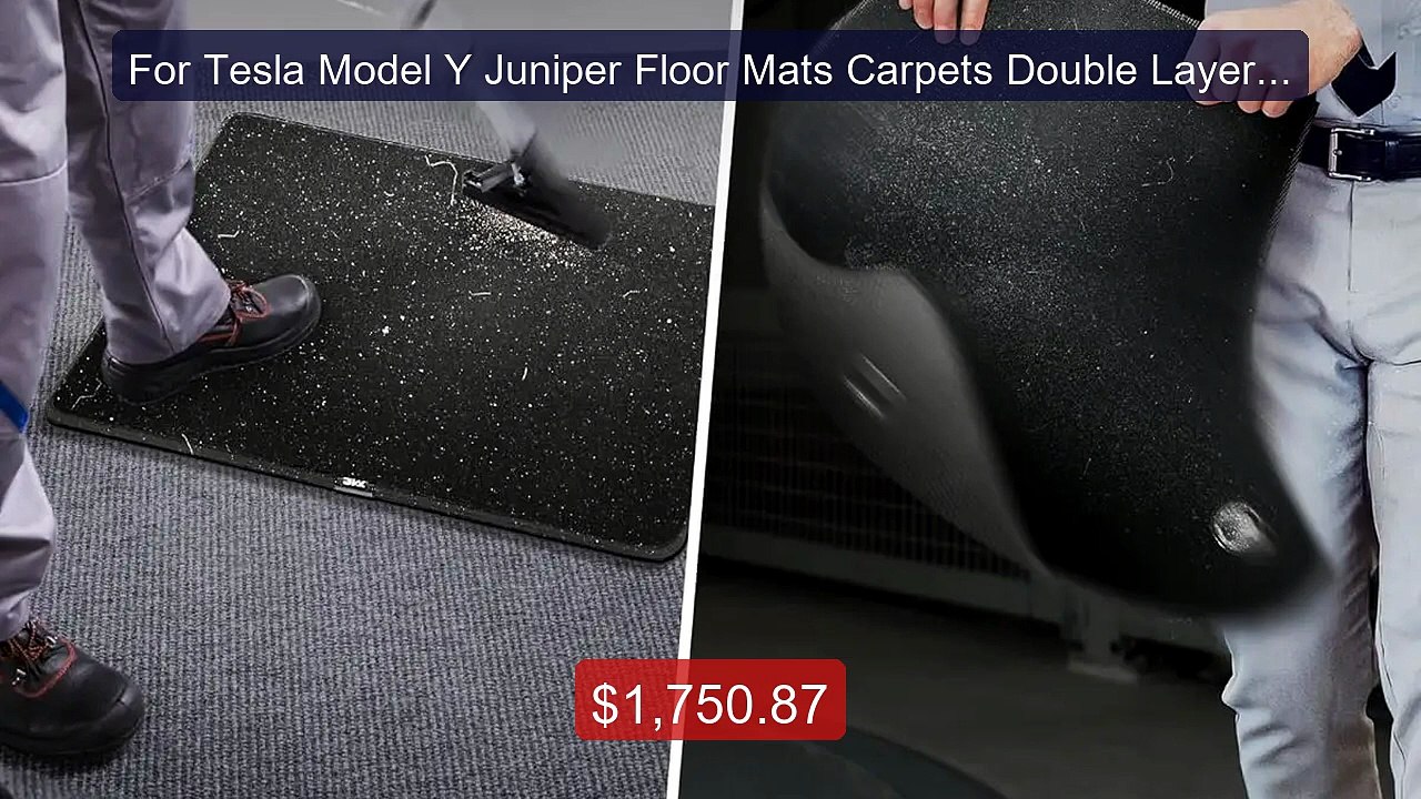 For Tesla Model Y Juniper Floor Mats Carpets Double Layer All... -- Amazing Value 2026 | Must Have!
