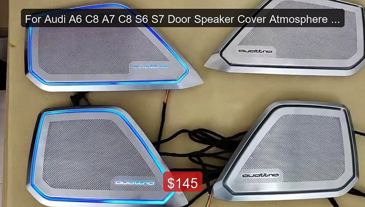 For Audi A6 C8 A7 C8 S6 S7 Door Speaker Cover Atmosphere Light -- Top Pick 2026 | Unbeatable Price!