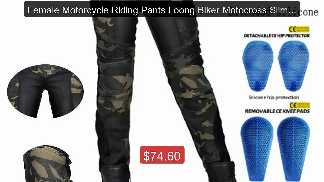 Female Motorcycle Riding Pants Loong Biker Motocross Slim Fit ... -- Hot Deal 2026 | Limited Offer!