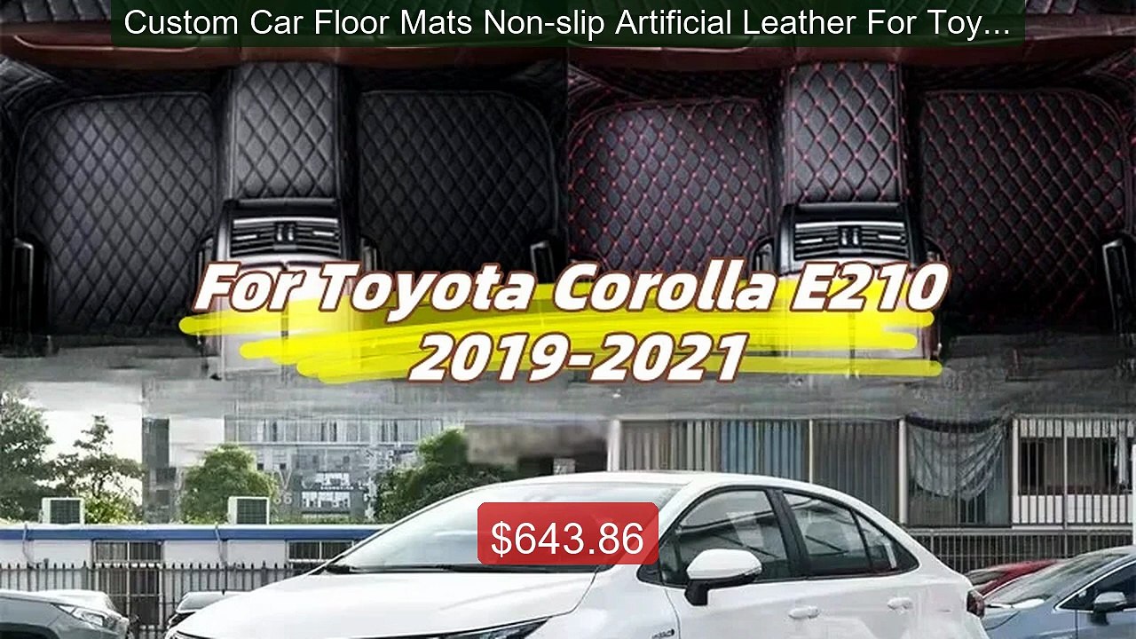 Custom Car Floor Mats Non-slip Artificial Leather For Toyota ... -- Amazing Value 2026 | Must Have!